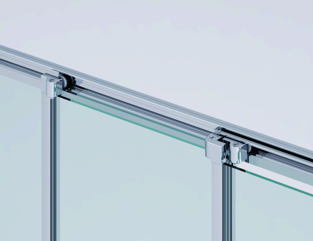 Cabina de dus patrata Sanswiss Ocelia 90x90 cm, profil crom, sticla transparenta [12]