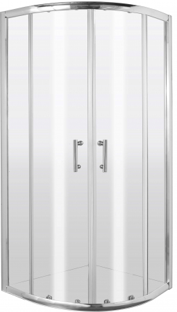 Baie - Cabină de duș, semicerc, 80 cm, Deante, Jasmin,Cromat