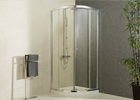 Cabine simple de dus - CABINA DUS STEP 90X90 SEMIROTUNDA