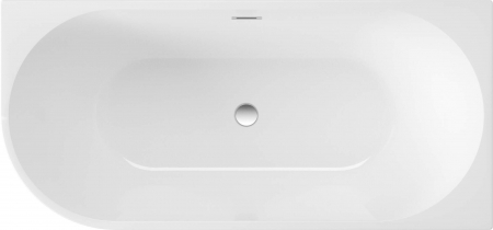 Cadă din acrilat, freestanding,dreapta - 150x75 cm, Deante Silia, ,Alb [2]