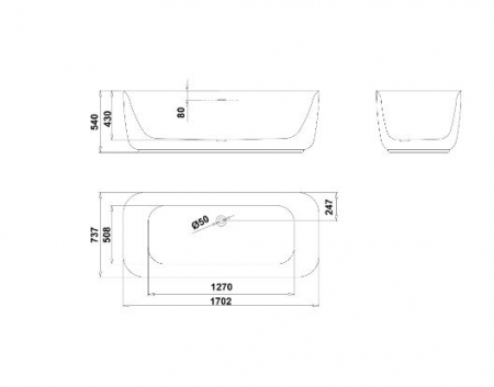 CADA ACRYL FREESTANDING MID 1700X737, SCURGERE AUTOMATA [4]