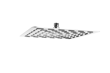 Cap de dus - Cap de dus slim patrat Inula, 300x300 mm, 1/2'', metal, finisaj oglinda
