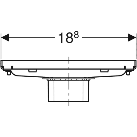 CANAL DUS CLEANLINE PERSONALIZABILA PRIN PLACARE (GROSIME PLACA 1-3.5CM) LUNGIME 18.8CM [2]