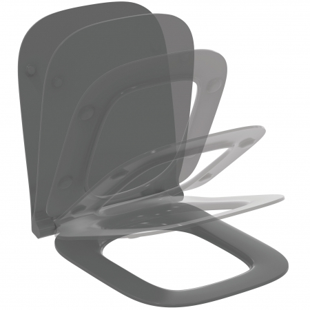 Capace wc - CAPAC WC I.LIFE B SLIM, SOFT-CLOSE GRI LUCIOS