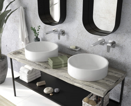 Cârlig, dublu, Deante, Round,Cromat [8]