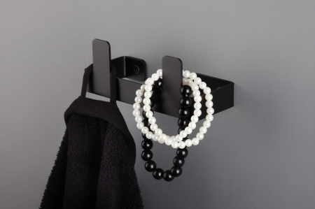 Cârlig, dublu, Deante, Mokko,Negru [1]