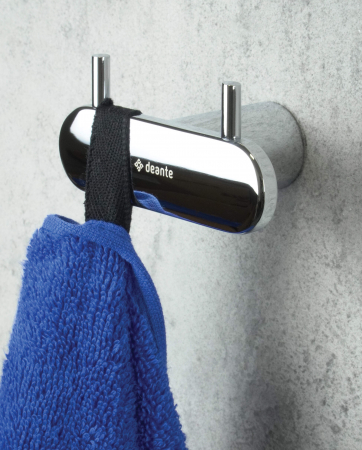 Cârlig, dublu, Deante, Round,Cromat [3]