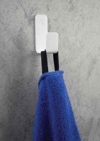 Cârlig, unic, Deante, Mokko,Alb [3]