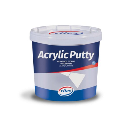 Gleturi, Chituri și Diluanți - Chit acrilic pentru interior și exterior VITEX Acrylic Putty, gata preparat, alb, 800g