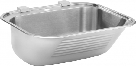 Chiuvetă de serviciu, 1-cuvă - cu montare încastrată sau pe perete, Deante, Laundry,inox satinat [3]