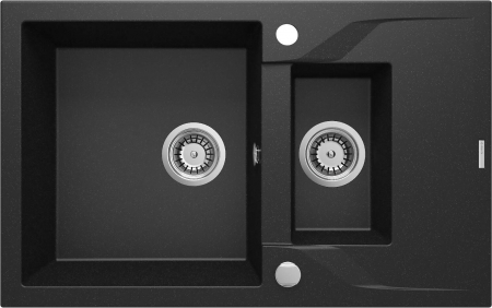 Bucatarie - Chiuvetă din granit, 1,5-cuve cu picurător