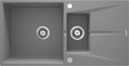 Import - Chiuvetă din granit, 1,5-cuve cu picurător