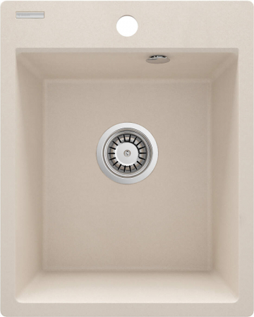 Bucatarie - Chiuvetă din granit, 1-cuvă,Deante Corio ,culoare bej mat 400*500