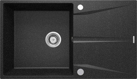 Import - Chiuvetă din granit, 1-cuvă cu picurător