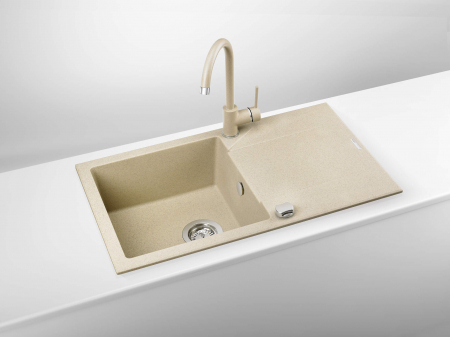 Chiuvetă din granit, 1-cuvă cu picurător [4]