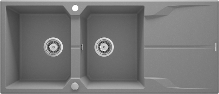 Bucatarie - Chiuvetă din granit, 2-cuve cu picurător