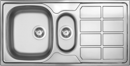 Chiuvete bucatarie - Chiuvetă din inox, 1,5-cuve cu picurător