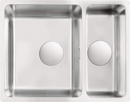 Chiuvete bucatarie - Chiuvetă din inox, 1,5-cuve, montare sub blat