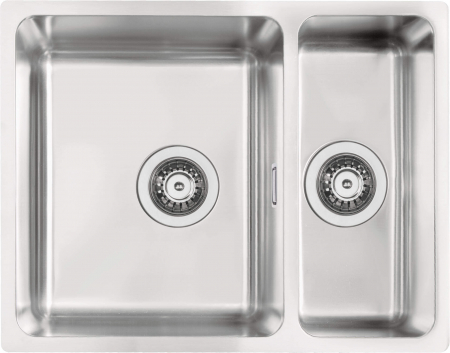 Chiuvetă din inox, 1,5-cuve, montare sub blat [1]