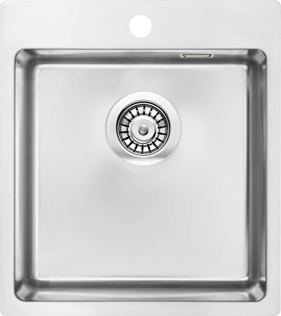 Chiuvetă din inox, 1-cuvă, Deante, Olfato,inox satinat [1]