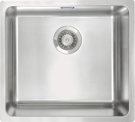 Chiuvetă din inox, 1-cuvă, Deante, egeria,inox satinat [1]