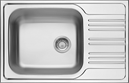 Chiuvete bucatarie - Chiuvetă din inox, 1-cuvă cu picurător