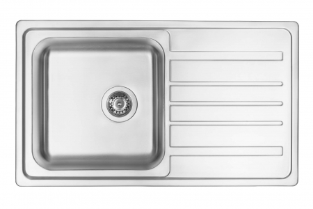 Chiuvete bucatarie - Chiuvetă din inox, 1-cuvă cu picurător