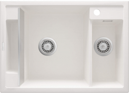 Chiuvete bucatarie - Chiuvetă magnetică din granit, 1,5-cuve, Deante, Magnetic,ALABASTER