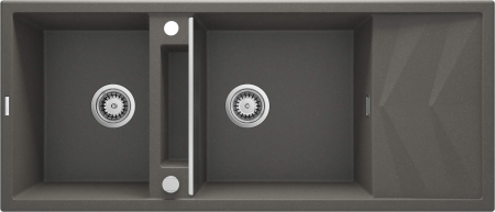 Bucatarie - Chiuvetă magnetică din granit, 2-cuve cu picurător