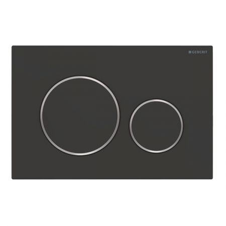 Baie - CLAPETA ACTIONARE REZERVOR INCASTRAT SIGMA 20 NEGRU MAT LACUIT-CROM EASY TO CLEAN