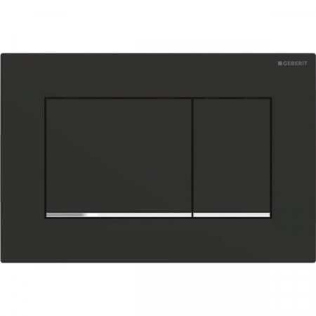 Clapete de actionare - CLAPETA ACTIONARE REZERVOR INCASTRAT SIGMA 30 NEGRU MAT LACUIT-CROM EASY TO CLEAN