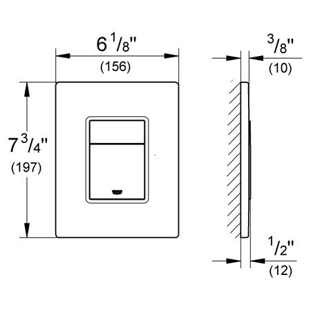 Clapetă de Acționare Grohe Skate Cosmopolitan Alb - Design Modern și Funcționalitate [1]