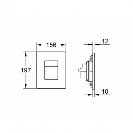 CLAPETA ACTIONARE REZERVOR INCASTRAT SKATE COSMOPOLITAN CROM  CAL. I [1]