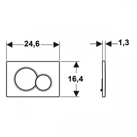 CLAPETA ACTIONARE REZERVOR INCASTRAT SIGMA 01 CROM MAT LACUIT EASY TO CLEAN [1]