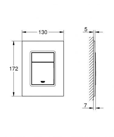 CLAPETA ACTIONARE REZERVOR INCASTRAT SKATE COSMOPOLITAN  S CROM  [1]