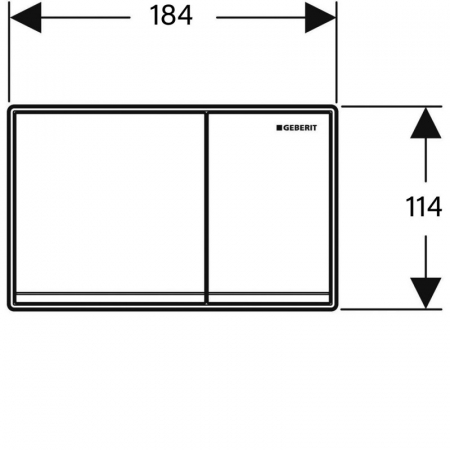 CLAPETA ACTIONARE REZERVOR INCASTRAT OMEGA60 CROM MAT [2]