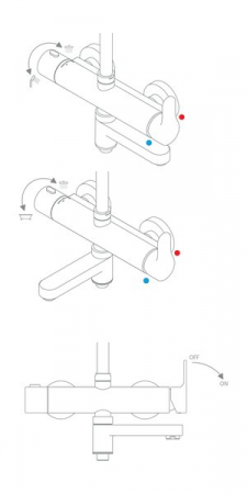 Coloană de duș culisantă, pentru căzi  DS 092.00 [3]