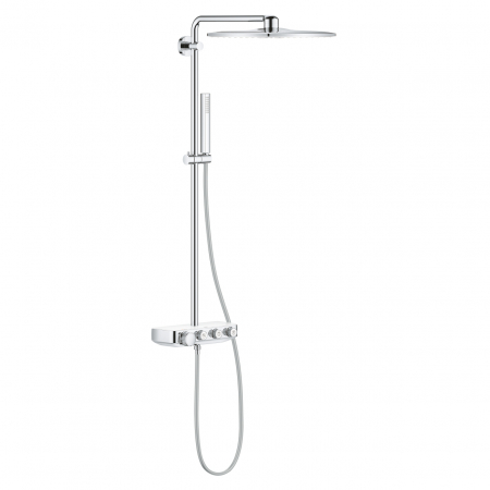 Coloane de dus - SISTEM DUS EUPHORIA TERMOSTATIC SMART CONTROL 310 CUBE MOON WHITE