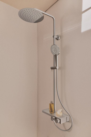 SET DUS CERATHERM S200 TERMOSTATIC,CAP DUS D250MM,PARA IDEALRAIN 125MM,FURTUN DUS 1600 MM [1]