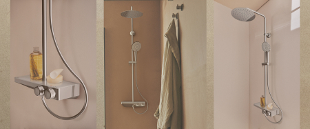 SET DUS CERATHERM S200 TERMOSTATIC,CAP DUS 300MM,PARA TIP STICK,FURTUN DUS 1600 MM [4]