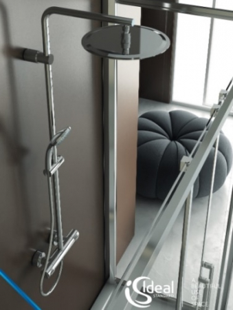 SISTEM DUS IDEALRAIN LUXE CU BATERIE TERMOSTATATA CERATHERM 100 NEW [2]