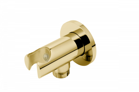 Sisteme de dus - RACORD DUS ROTUND INULA PENTRU BATERIE INGROPATA, CU SUPORT DUS, 1/2, AURIU LUCIOS