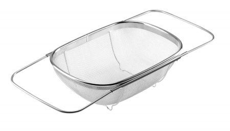 Accesorii bucatarie - Coș din oțel, pentru scurgerea legumelor și fructelor, Deante, ,Cromat