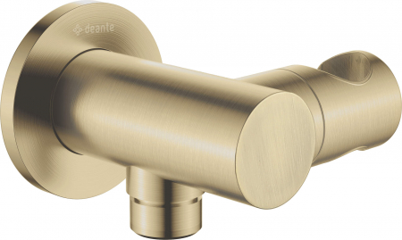 Accesorii baie - Cot conector pentru furtun, rotund, cu mâner pentru dușul de mână