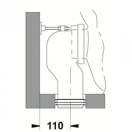Sifoane, racorduri si ventile - COT SCURGERE WC 90 GRADE GALA