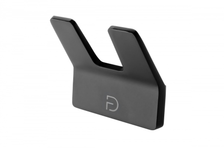 Cuiere si suporti prosop - CARLIG DUBLU PIAZZA, NEGRU