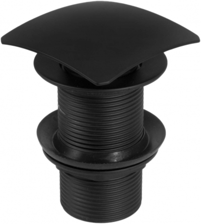 Sifoane, racorduri si ventile - Dop pentru chiuvetă - fără preaplin, Deante, ,Negru