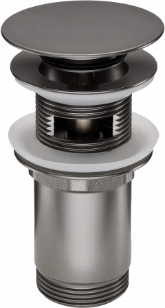 Accesorii baie - Dop pentru chiuvetă, sau bideu, cu manșon metalic - universal, Deante, ,Titanium