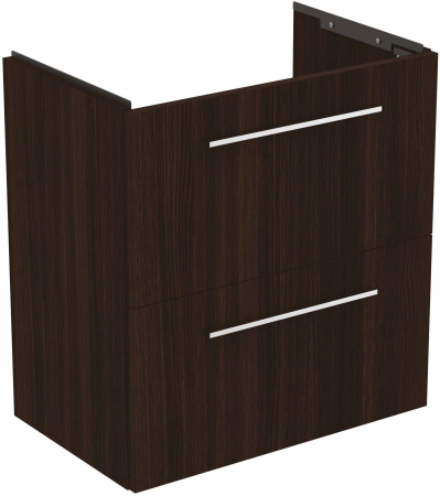 Mobilier baie - UNITATE LAVOAR I.LIFE S SUSUPENDATA 60 CM CU 2 SERTARE FARA MANERE,STEJAR CAFENIU