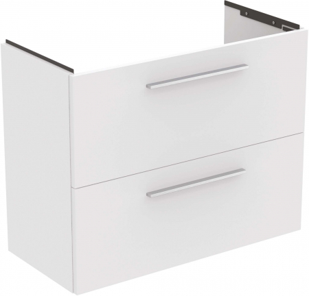 Mobilier baie - UNITATE LAVOAR I.LIFE S SUSUPENDATA 80 CM CU 2 SERTARE FARA MANERE,ALB MAT